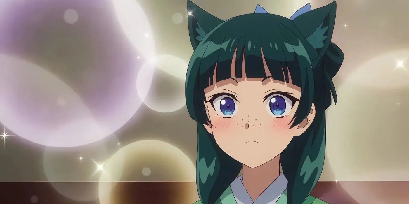 Maomao scowling with cat ears Maomao scowling with cat ears