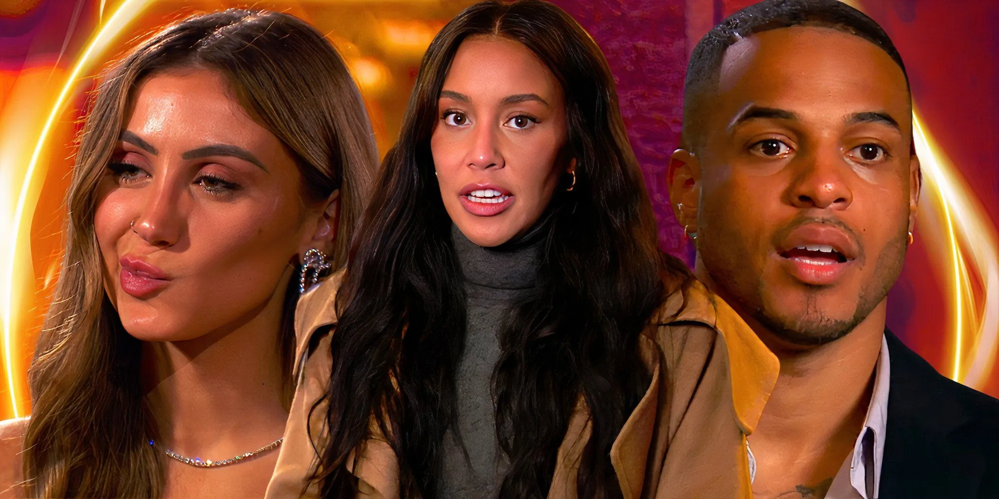 Montage of The Bachelor's Juliana, Litia Garr, and Grant Ellis looking intense Montage of The Bachelor's Juliana, Litia Garr, and Grant Ellis looking intense