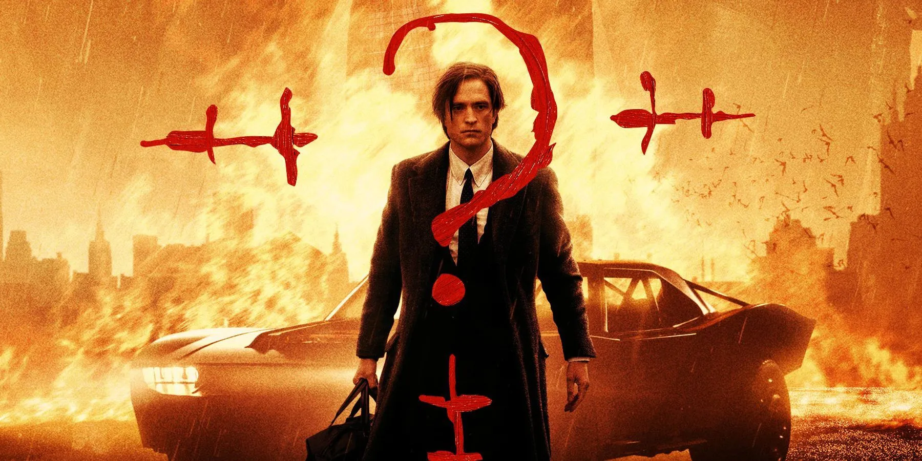 The Batman poster featuring Robert Pattinson The Batman poster featuring Robert Pattinson