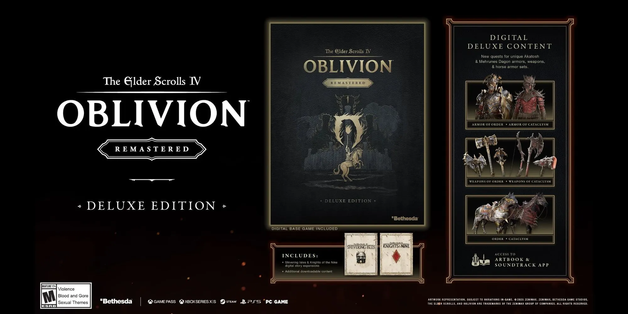 Oblivion Remastered Deluxe Edition Additions