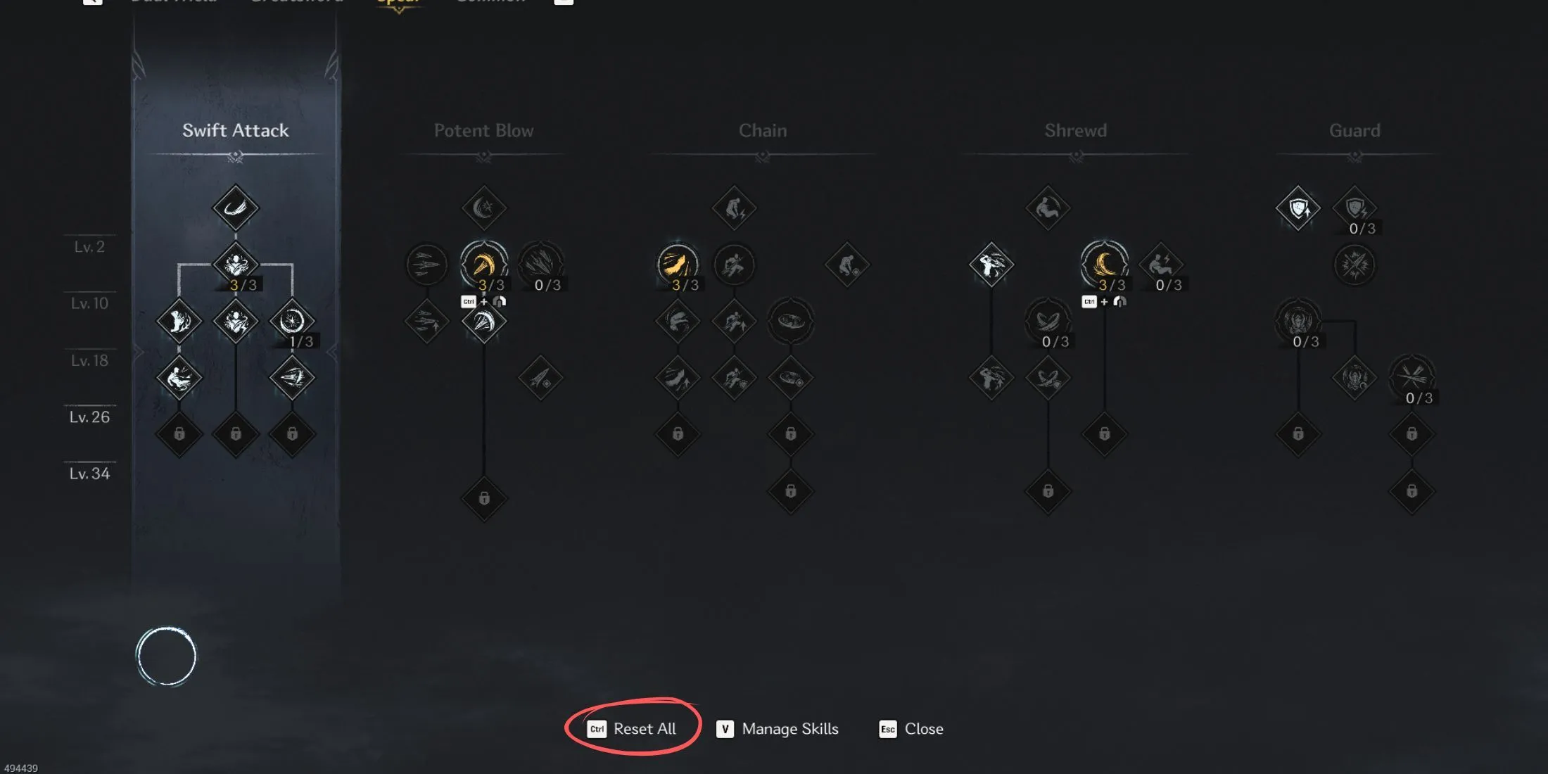 Resetting Skills Resetting Skills