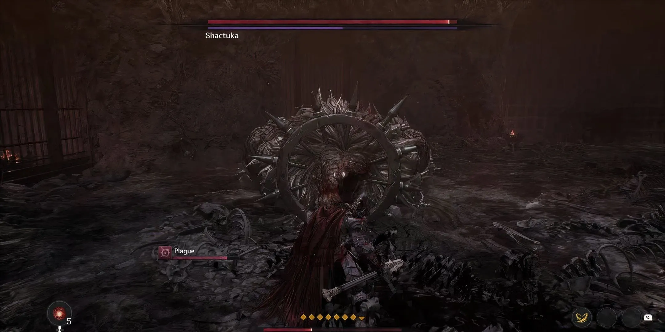 Shactuka Undergoing an Attack Shactuka Undergoing an Attack