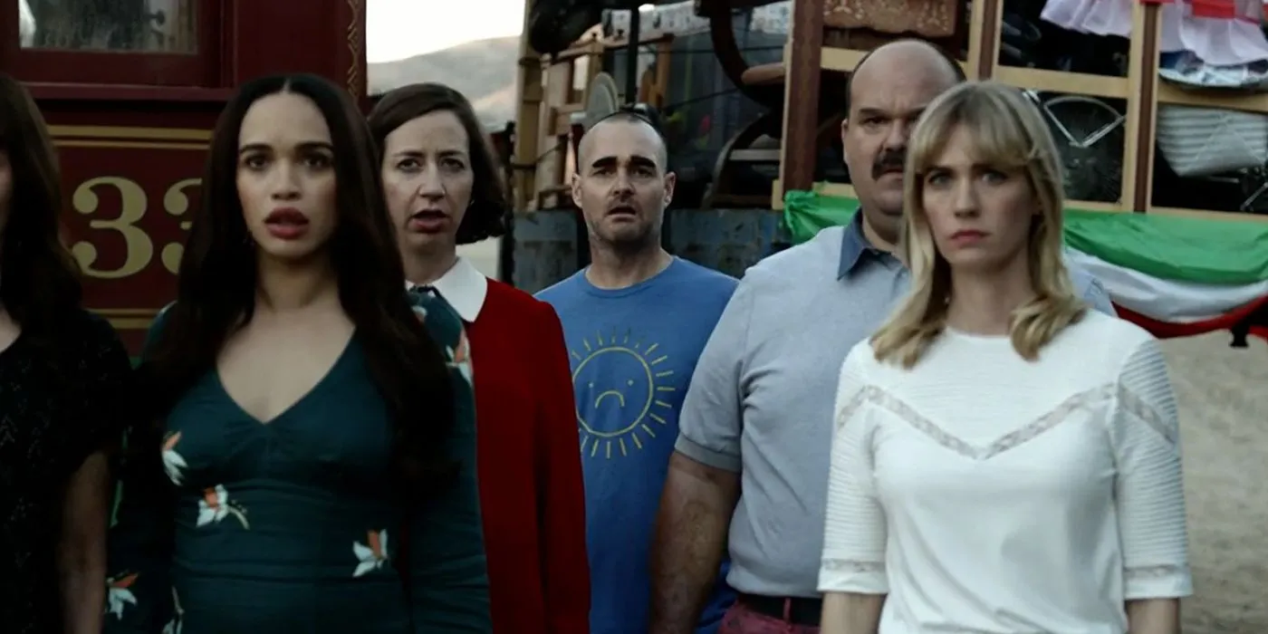 The group of The Last Man on Earth in episode Cancun, Baby!
