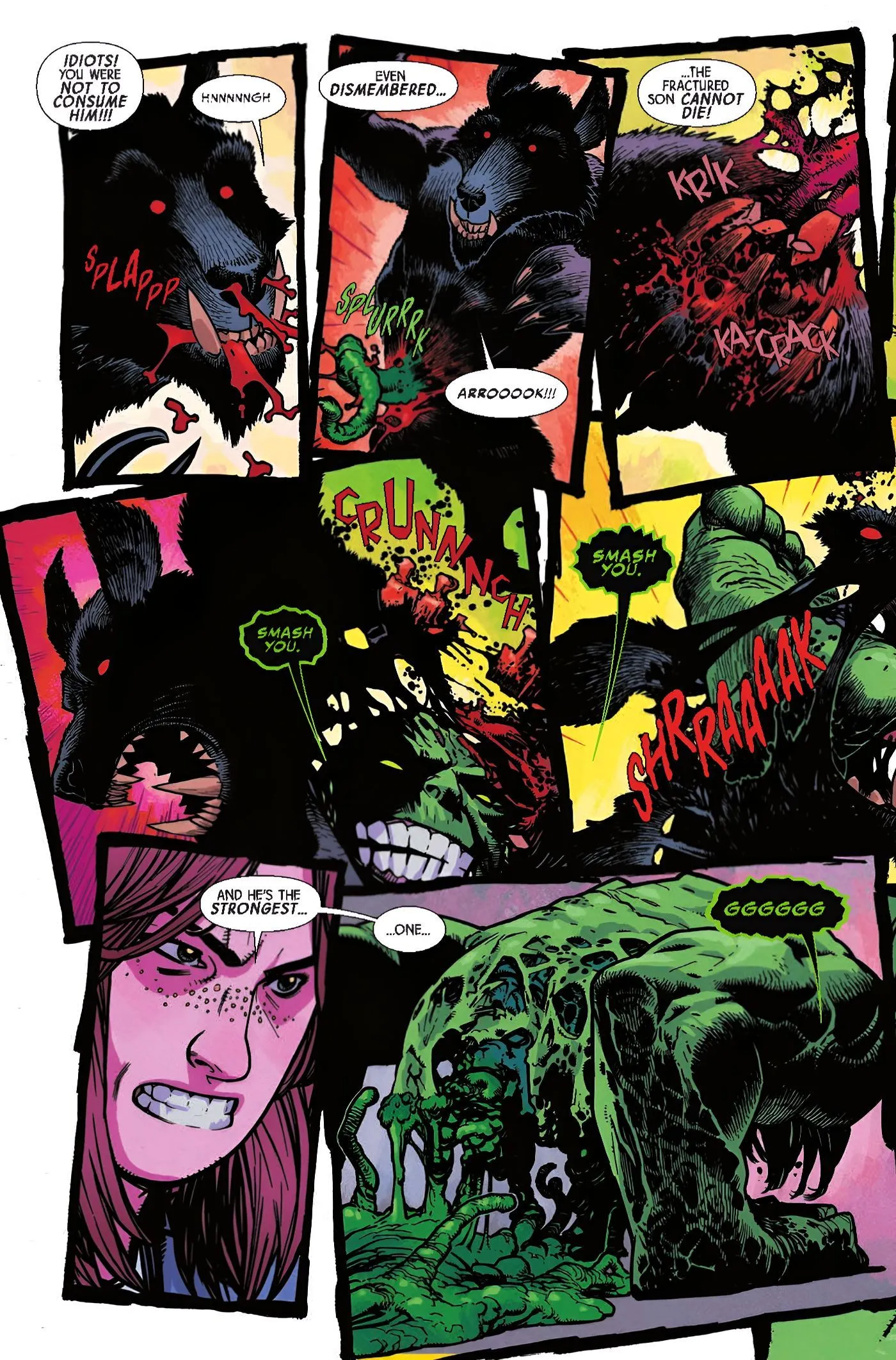 The Hulk Bursts Through Skinwalkers' Bodies While Charlie Says He's the Strongest The Hulk Bursts Through Skinwalkers' Bodies While Charlie Says He's the Strongest