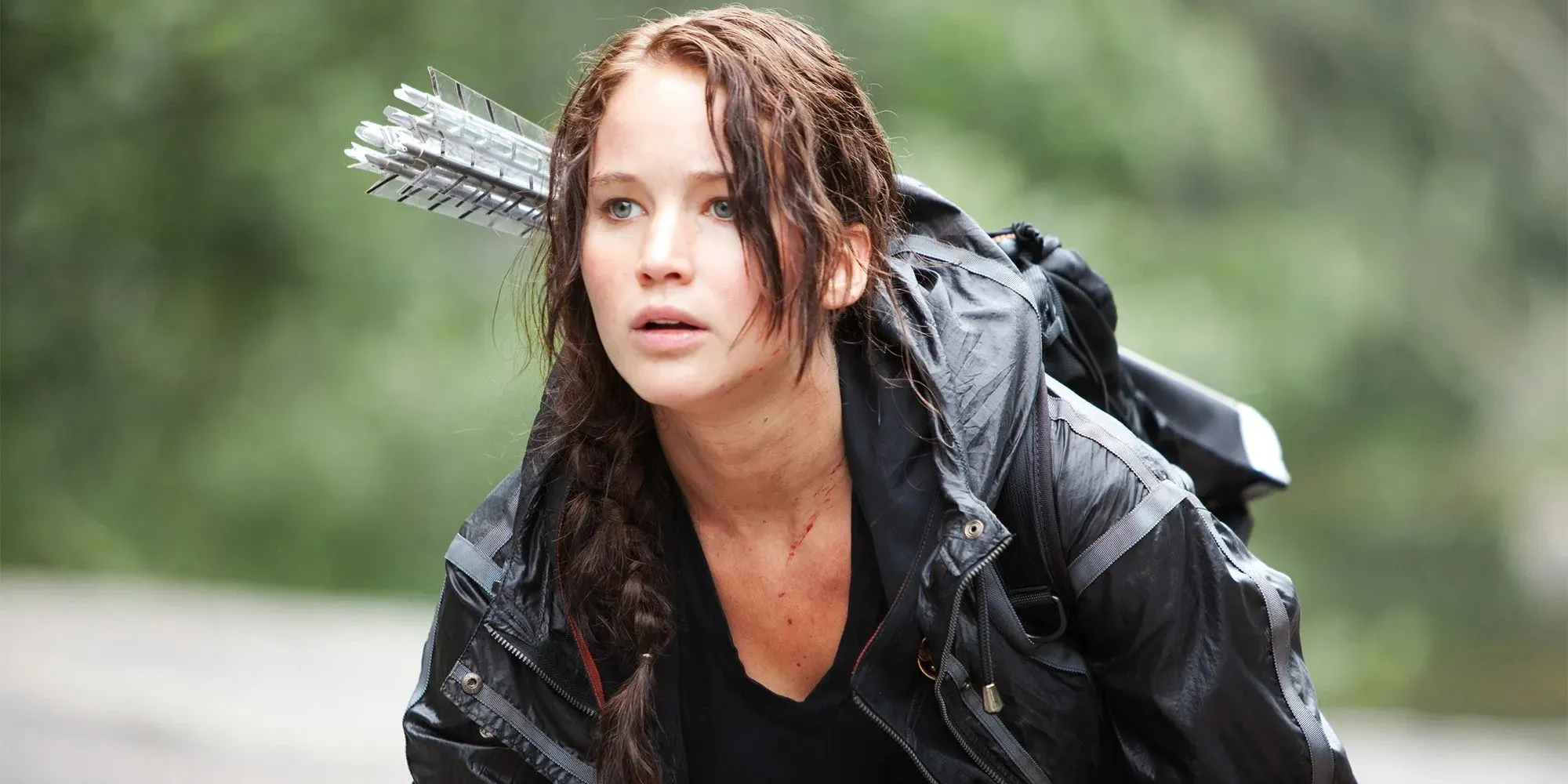 Katniss Everdeen Crouching