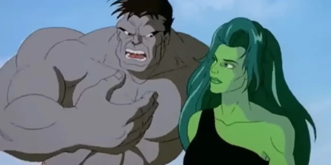 Grey Hulk in Animated Series Grey Hulk in Animated Series