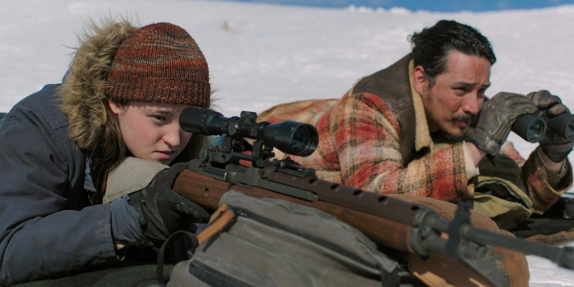 Ellie and Tommy in The Last of Us Season 2 Ellie and Tommy in The Last of Us Season 2