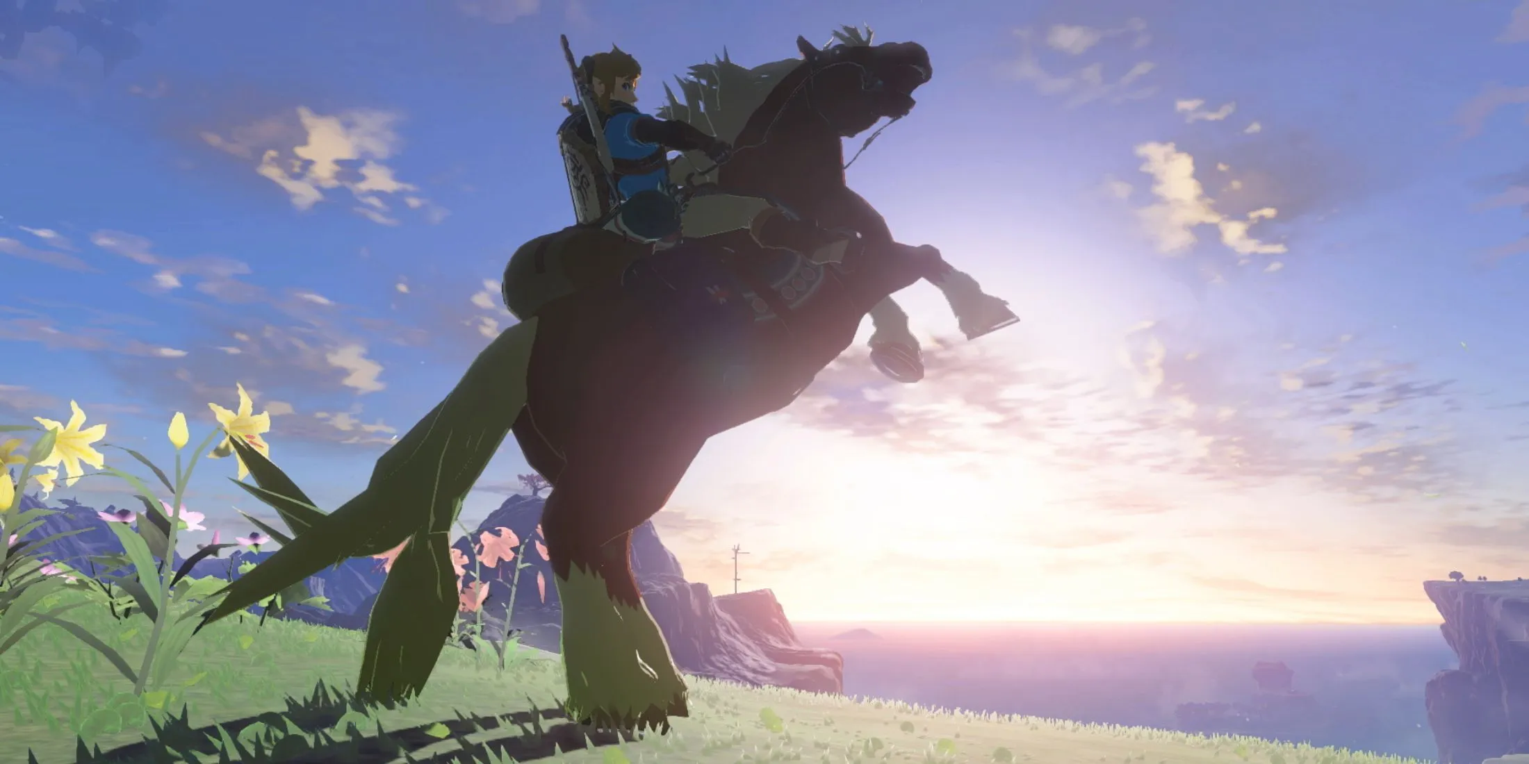 Link on a Horse