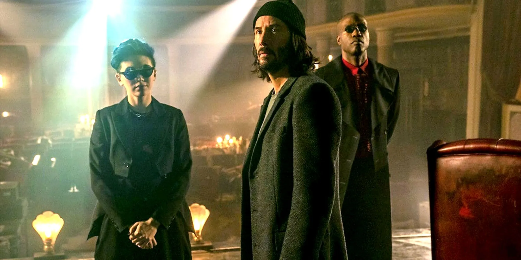 Morpheus and Neo in Resurrections