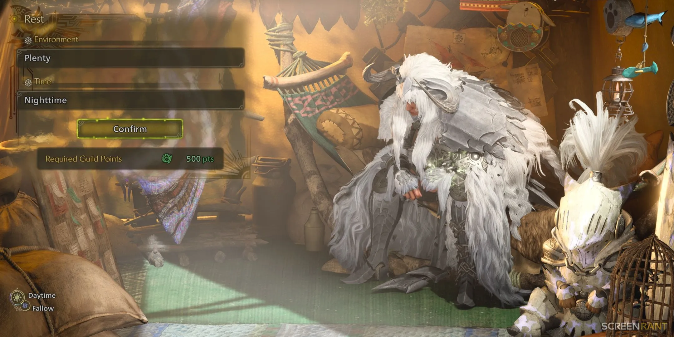 New point requirement for resting