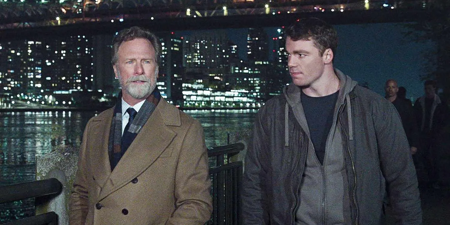 Louis Herthum and Gabriel Basso in The Night Agent