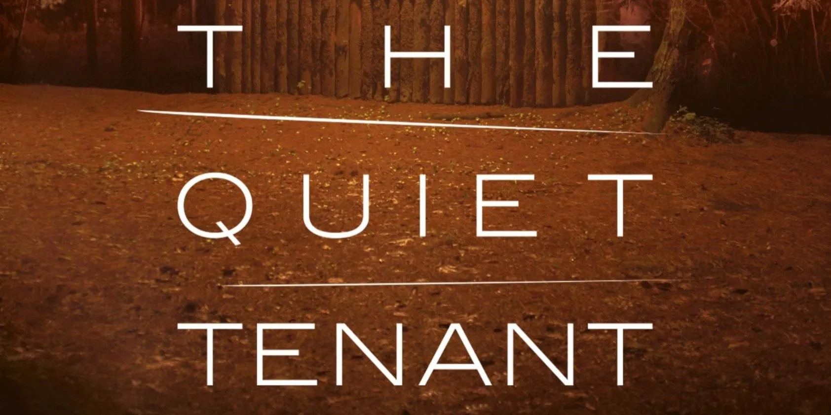The Quiet Tenant Cover featuring the title in thin, white text