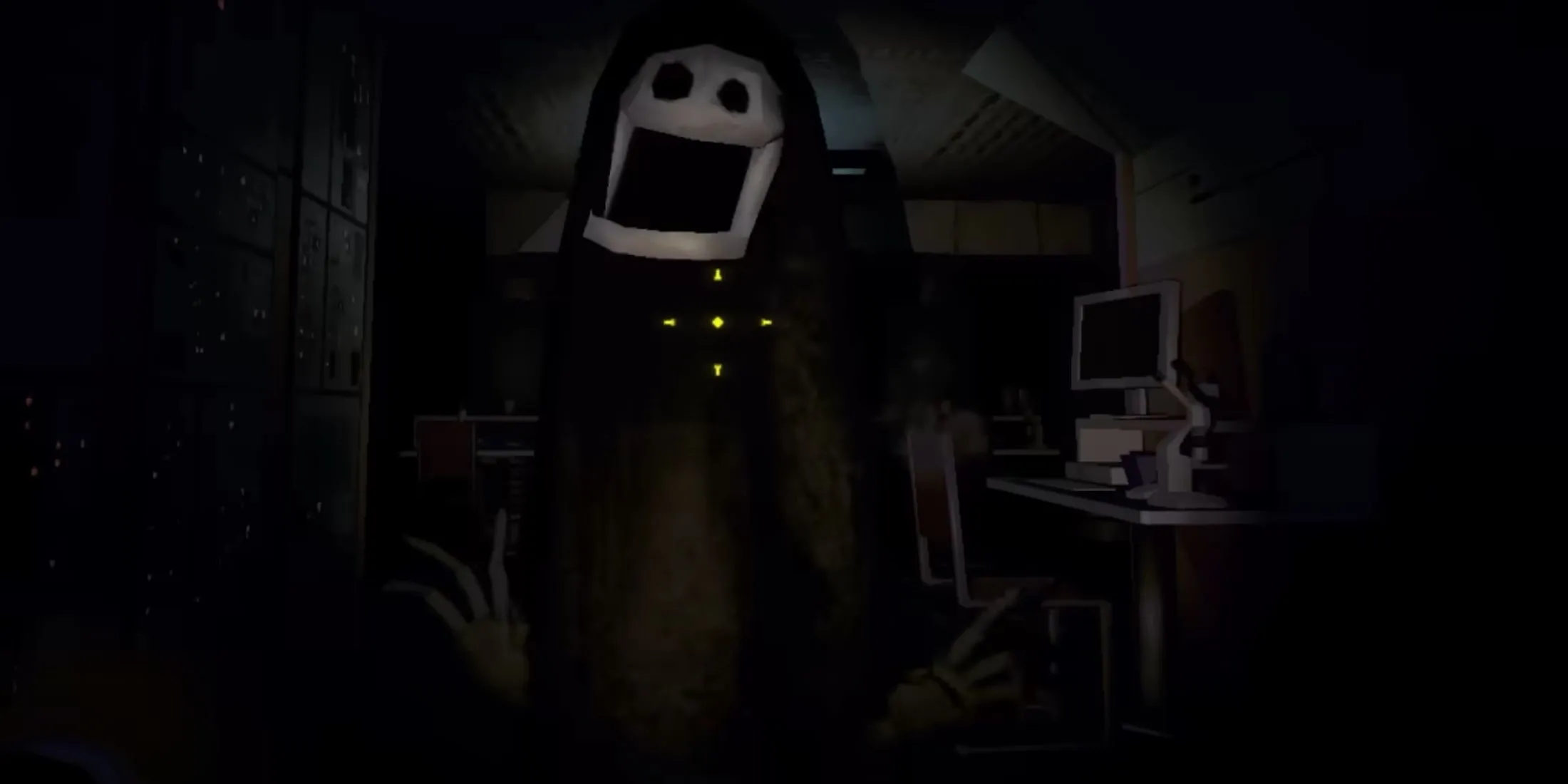 The Robe creature in REPO about to attack. The Robe creature in REPO about to attack.