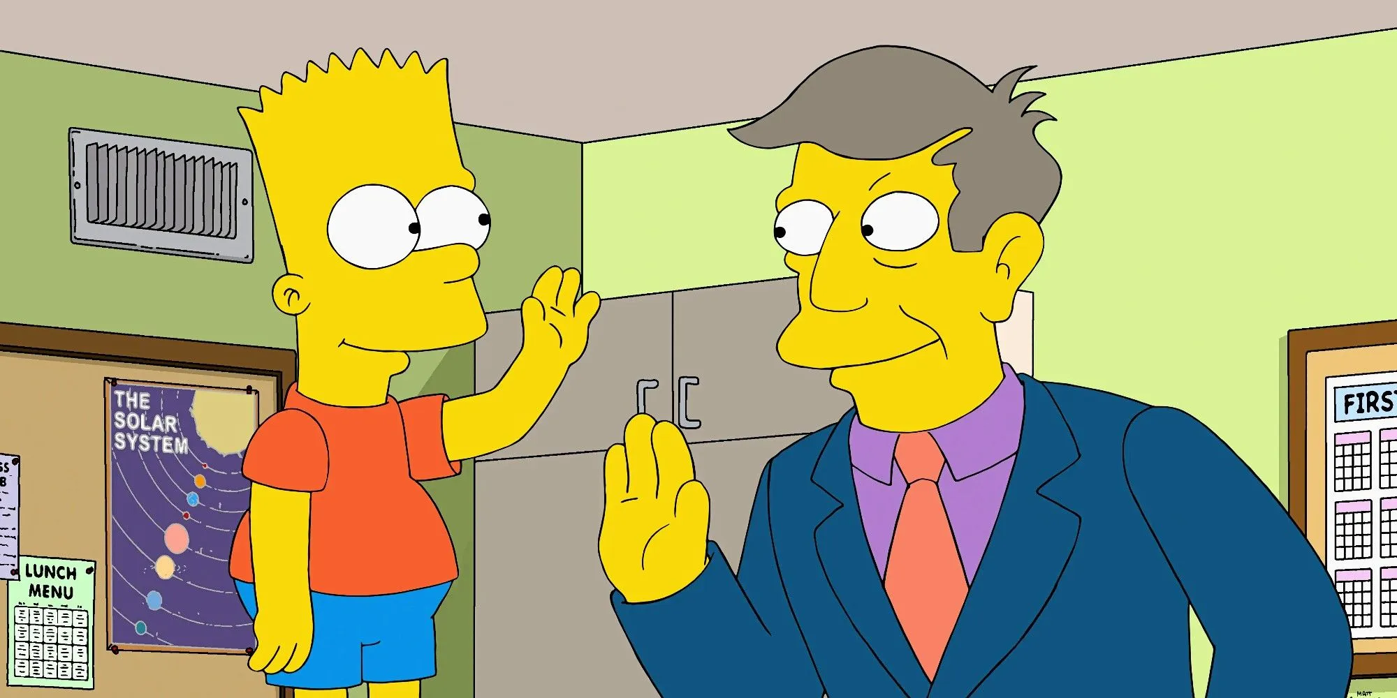 Principal Skinner and Bart