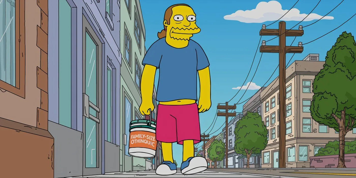 Transformation of characters in The Simpsons