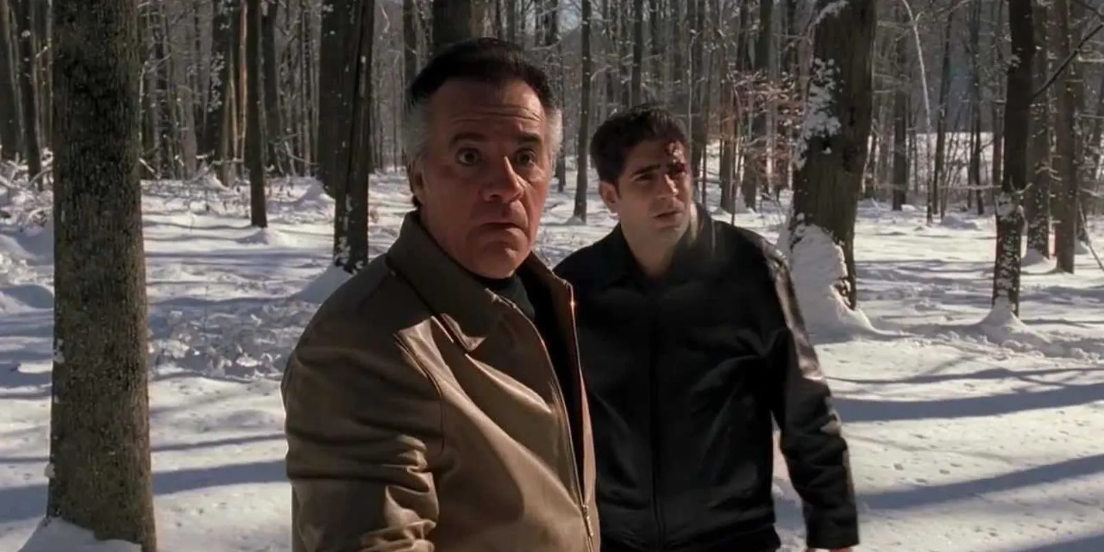 Paulie and Chris in The Sopranos 