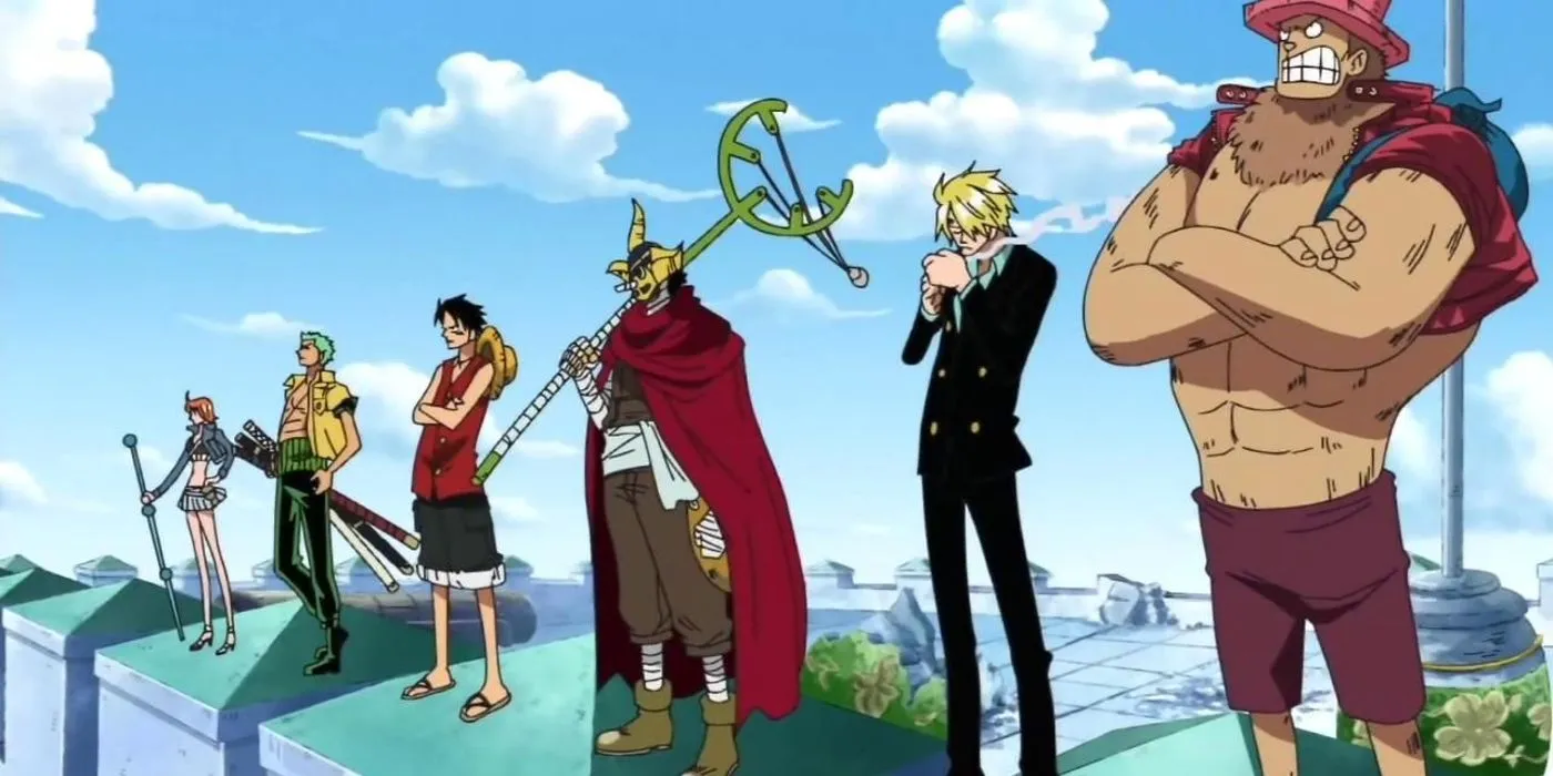 The Straw Hats at Enies Lobby The Straw Hats at Enies Lobby