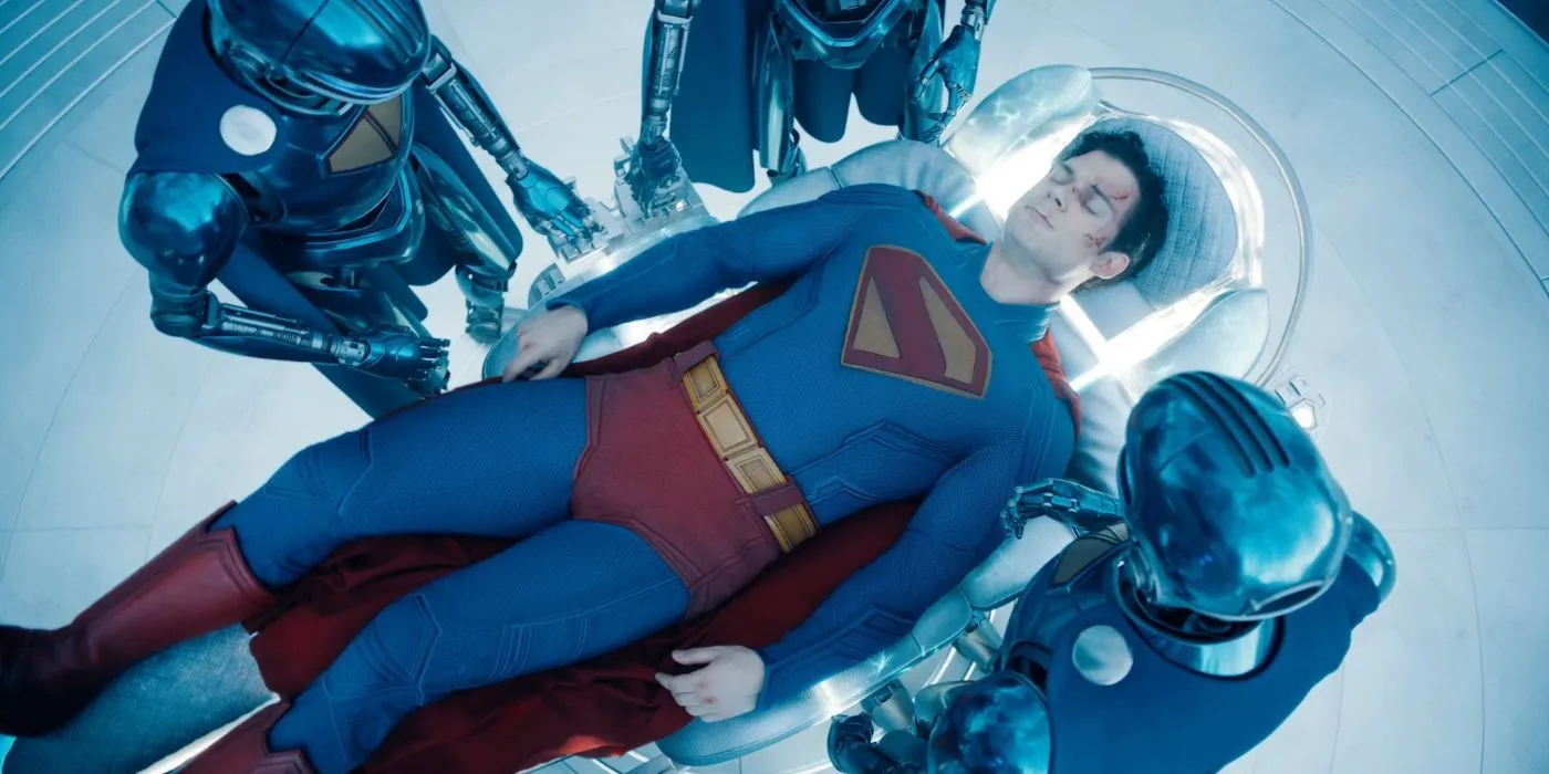 Superman Robots assisting Kal-El