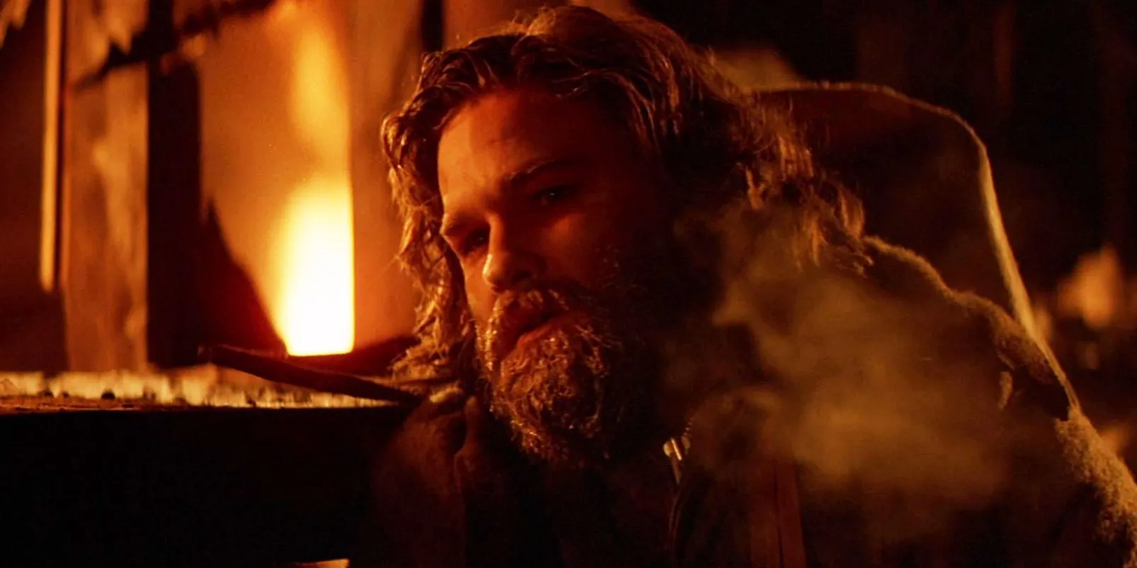The Thing MacReady at the end of the movie