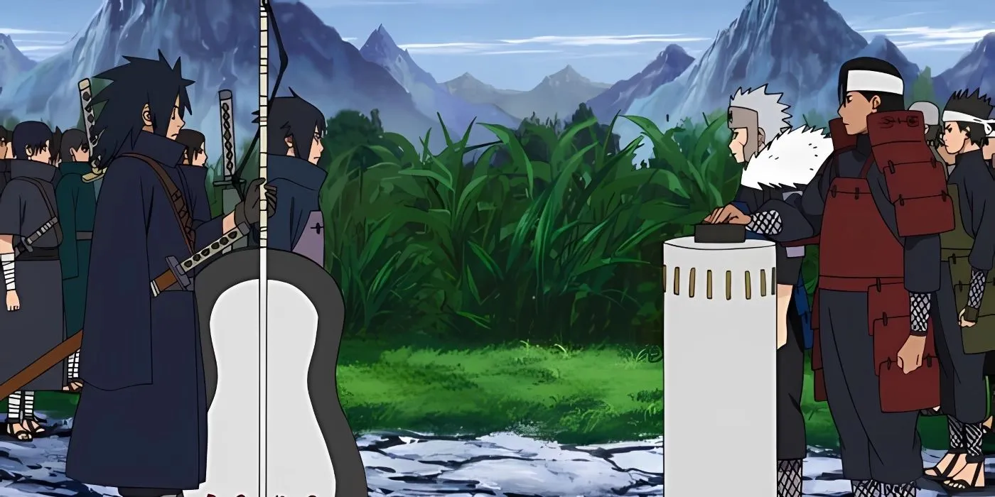 Negotiation between the Uchiha and Senju clans.