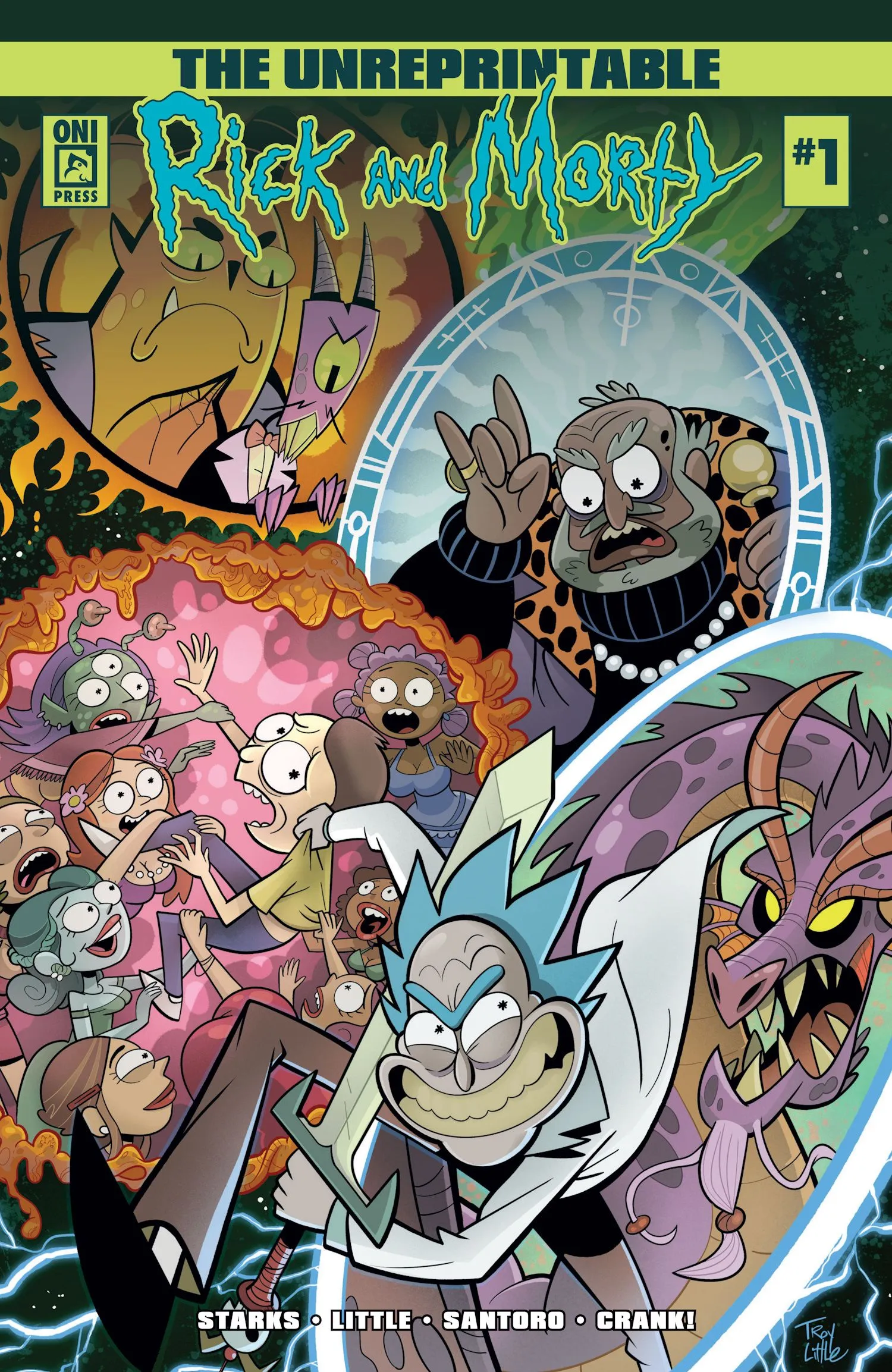 The Unreprintable Rick and Morty Comic #1 Cover Art