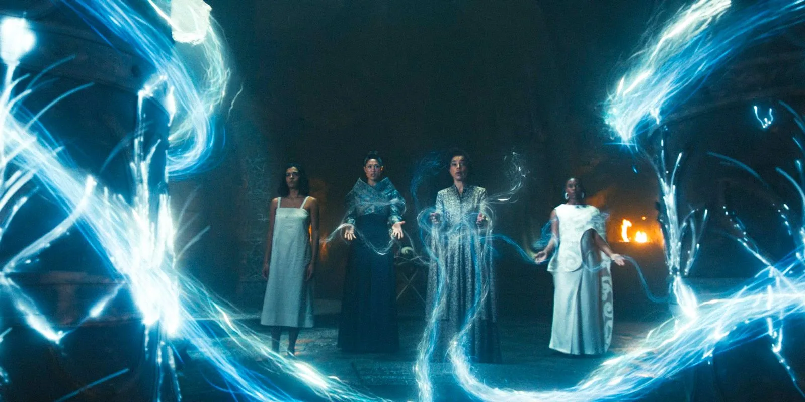 Egwene Al'Vere and Aes Sedai in Season 3 Egwene Al'Vere and Aes Sedai in Season 3