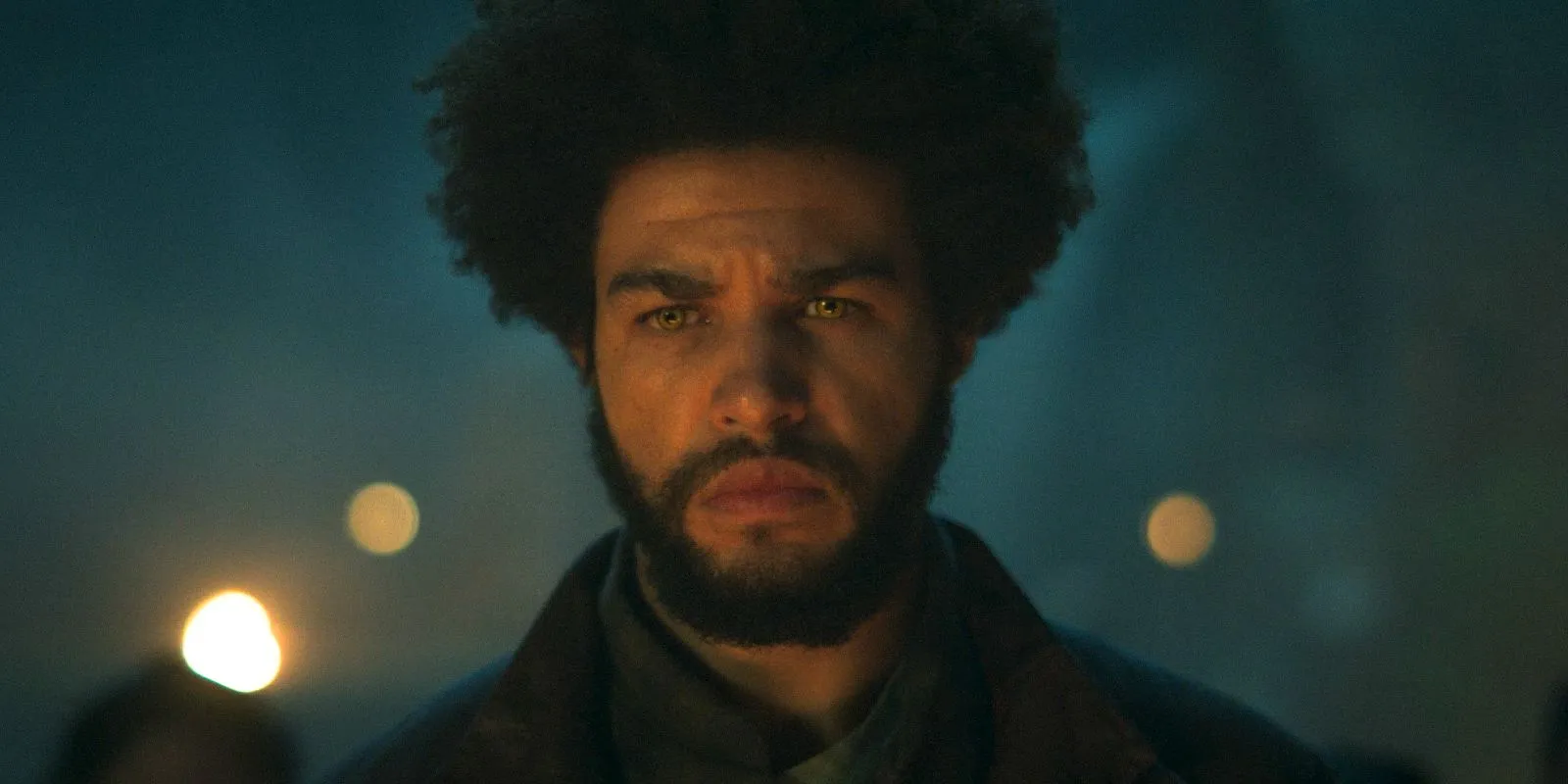 Perrin Aybara (Marcus Rutherford) with a worried expression in The Wheel of Time Season 3 Ep 3