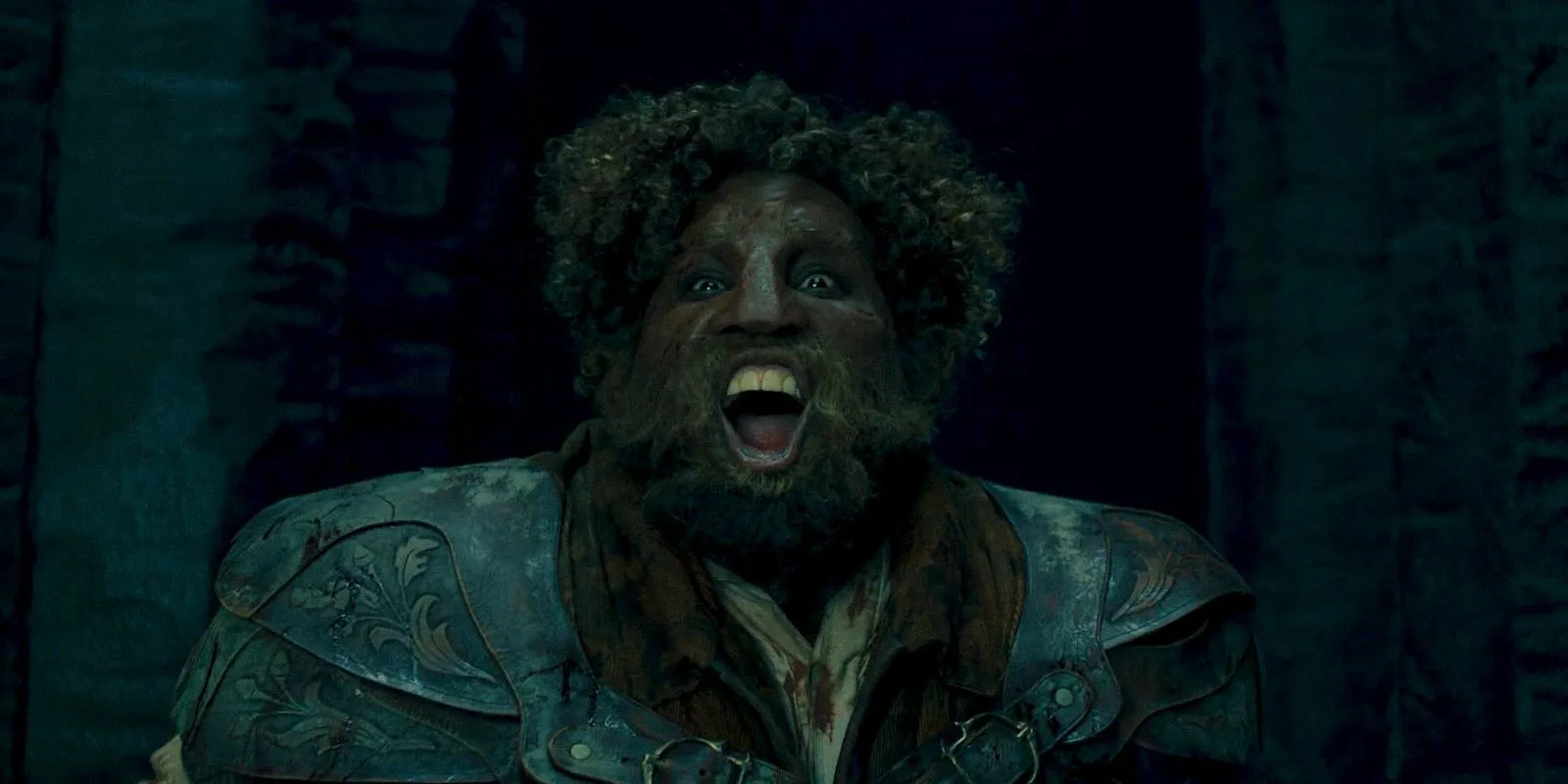 Loial roaring in The Wheel of Time Season 3 Loial roaring in The Wheel of Time Season 3