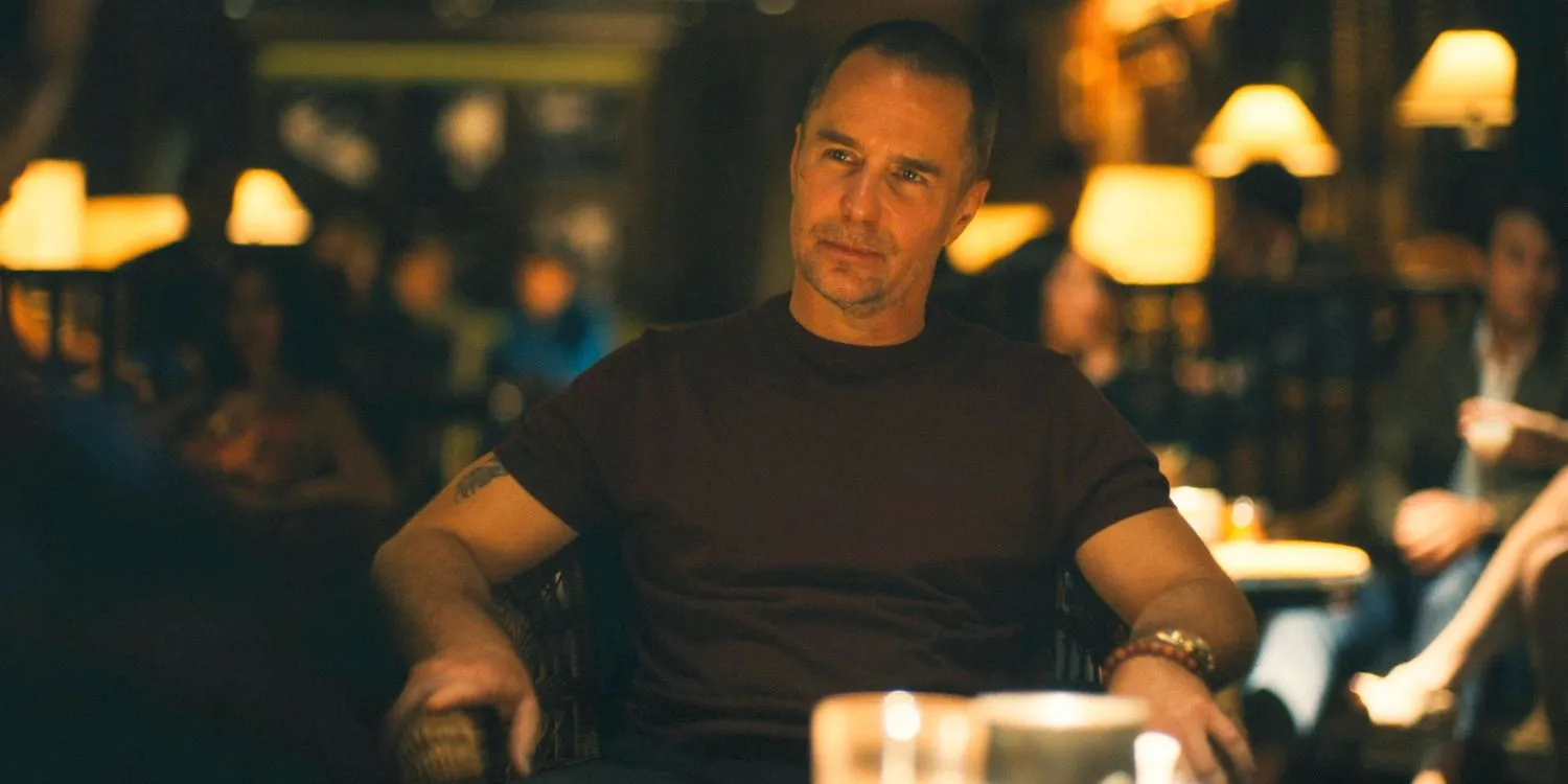 Frank (Sam Rockwell), Rick's friend in The White Lotus Season 3 Ep 5 Frank (Sam Rockwell), Rick's friend in The White Lotus Season 3 Ep 5
