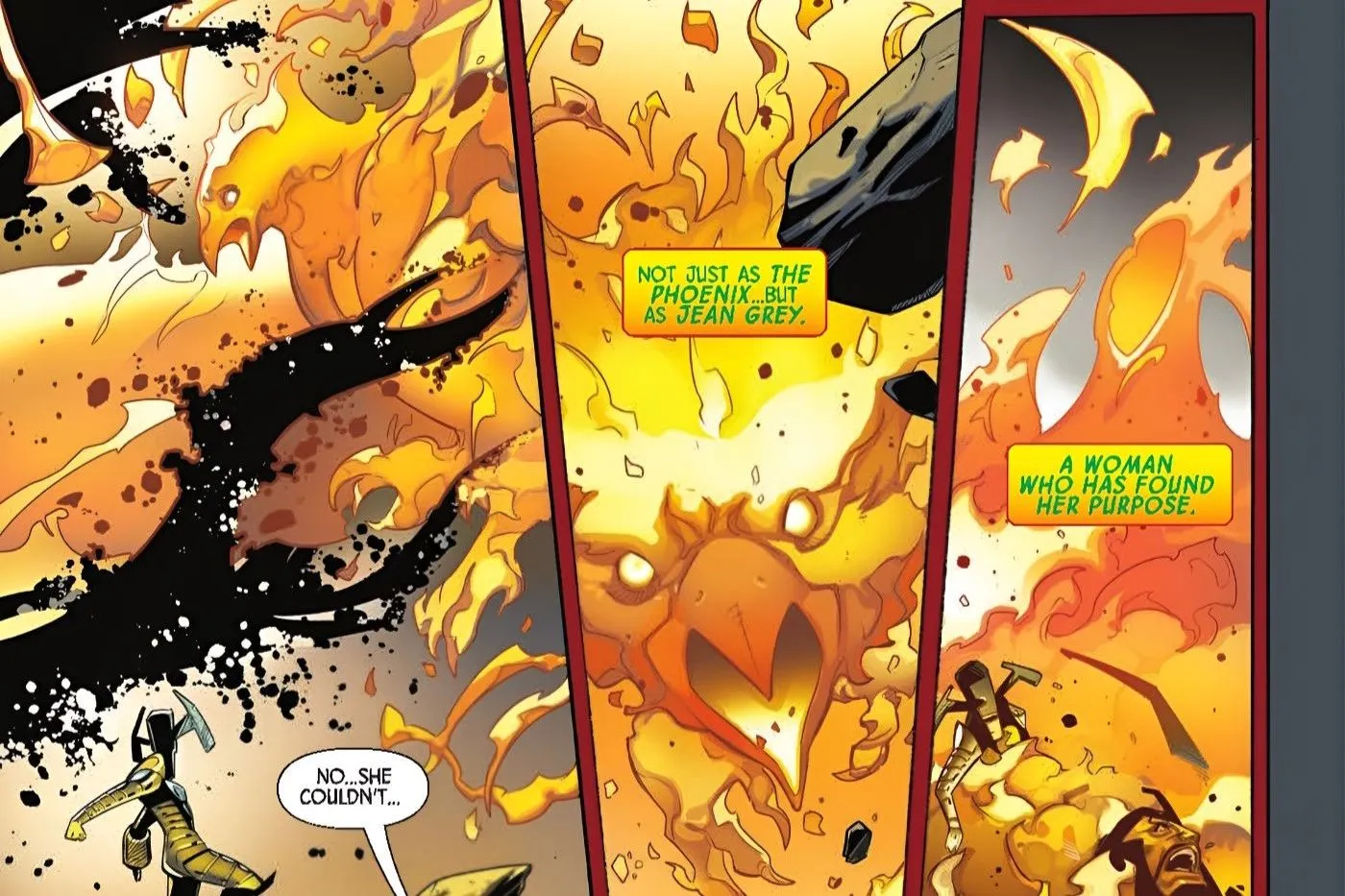 The Phoenix Force Attacks the Dark Gods and Jean Grey Finds Her Purpose