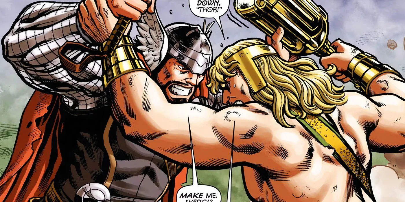 Thor and Hercules as Rivals Thor and Hercules as Rivals