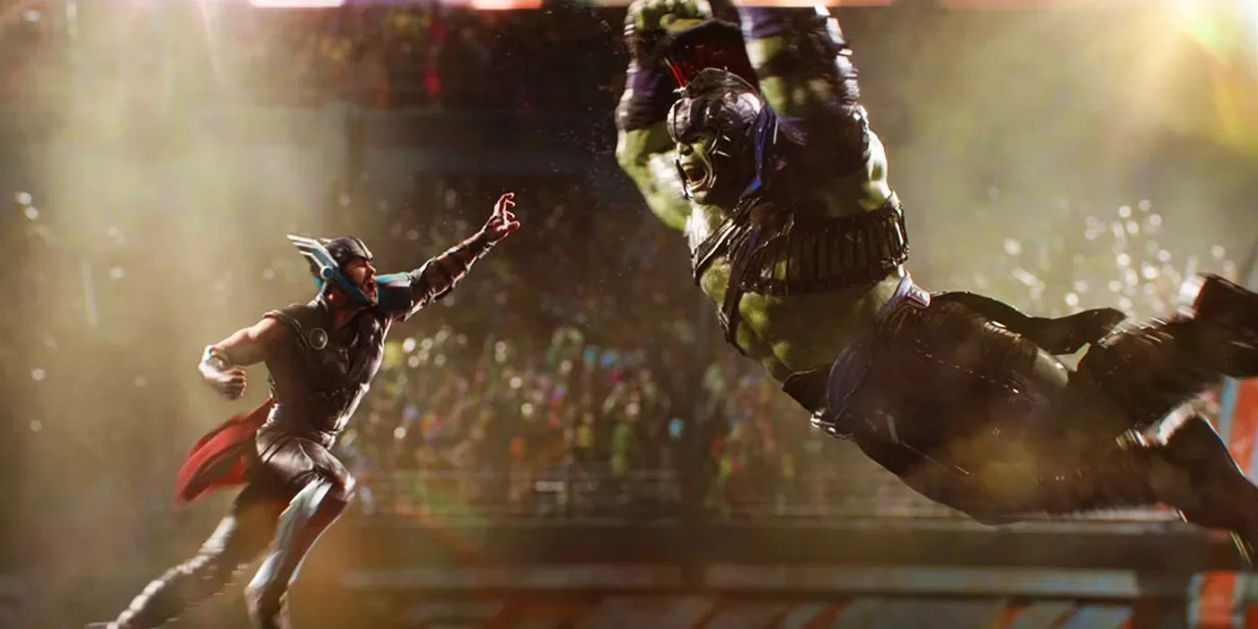Hulk and Thor in Action Hulk and Thor in Action