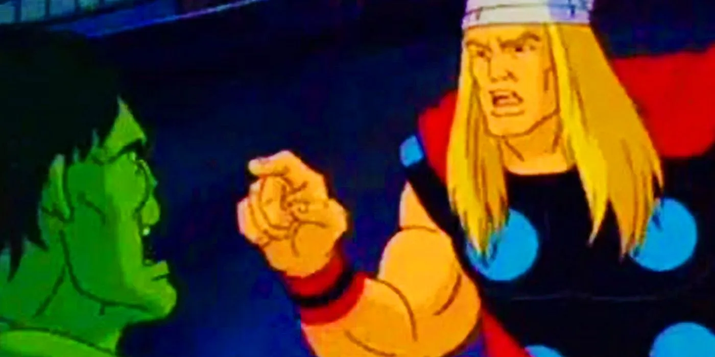 Thor arguing with Hulk Thor arguing with Hulk
