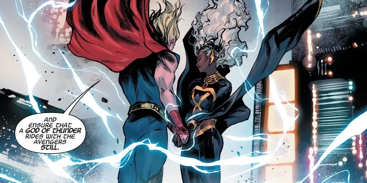 Thor calls Storm a god Thor calls Storm a god