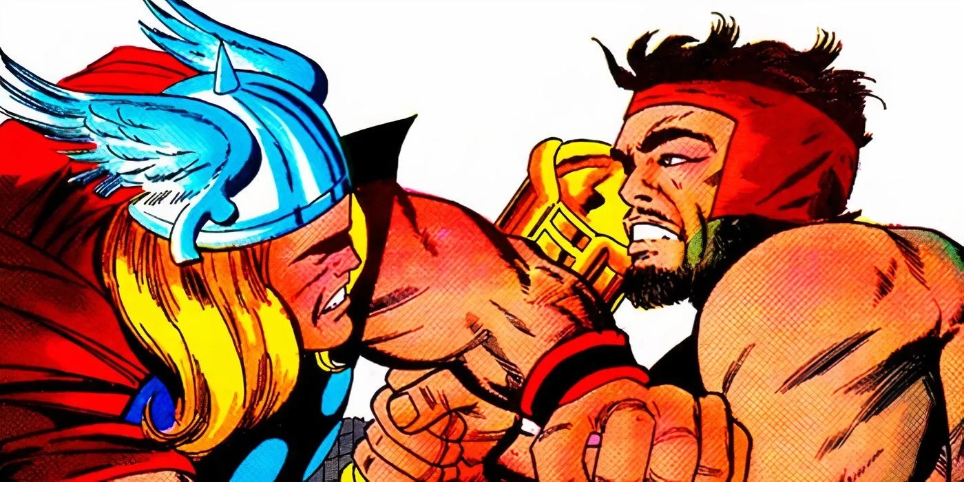Thor and Hercules Fighting Thor and Hercules Fighting