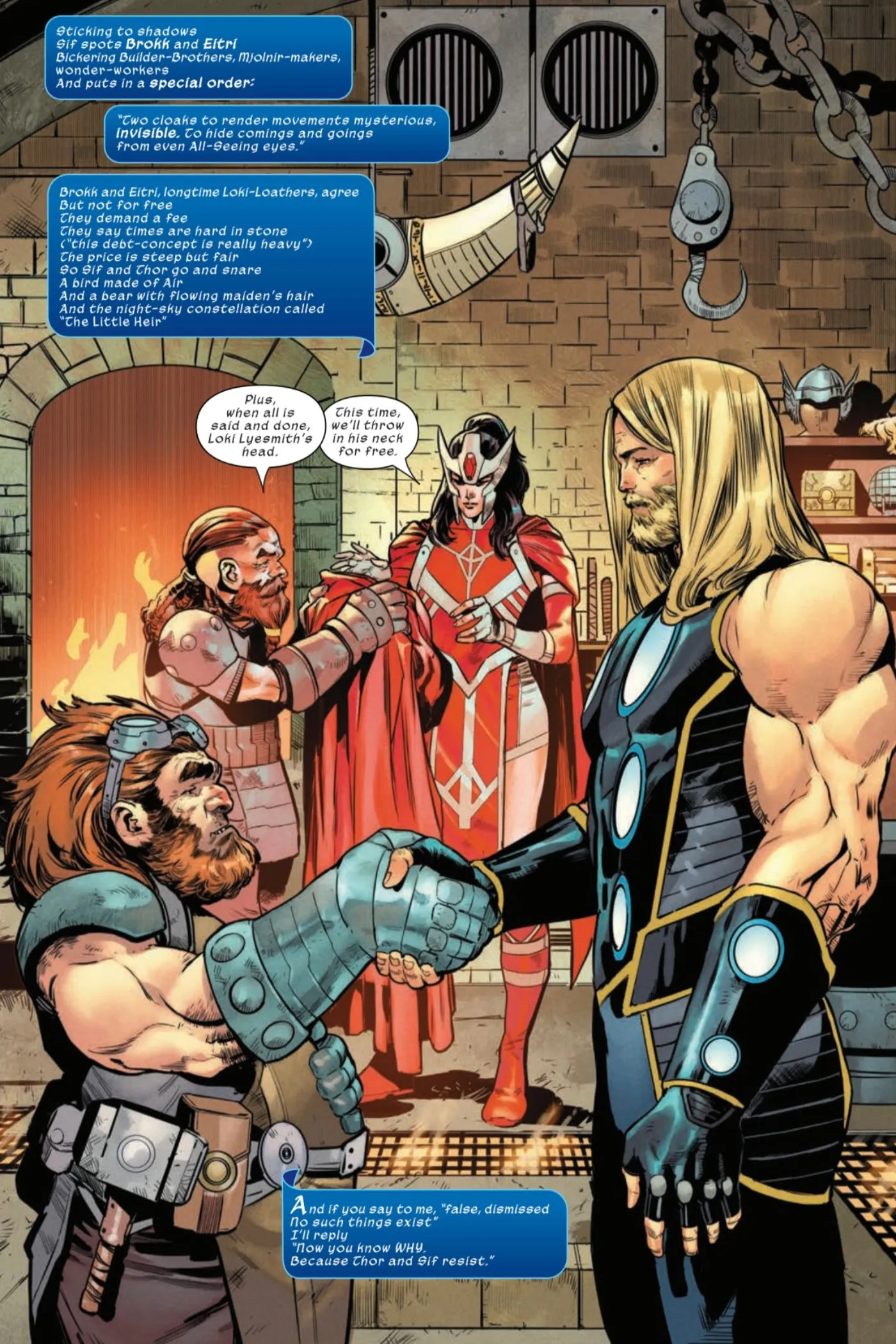Fight scene in Asgard. Fight scene in Asgard.