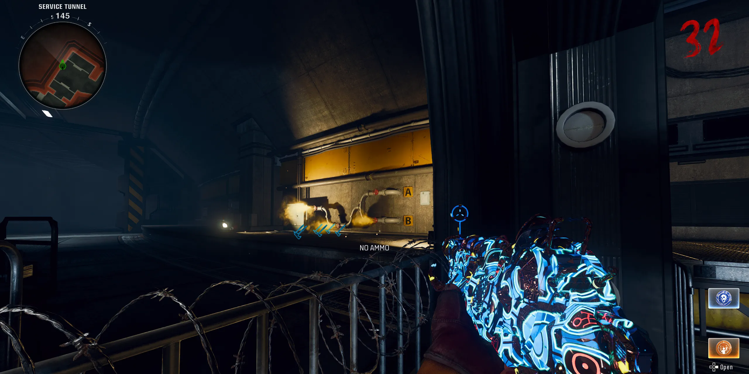 Using Combat Axe on Valve