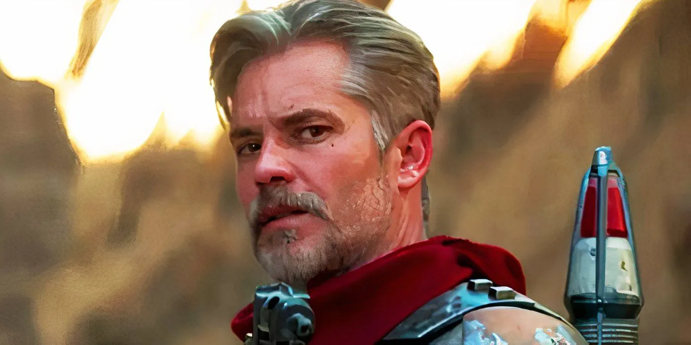 Timothy Olyphant in The Mandalorian Timothy Olyphant in The Mandalorian