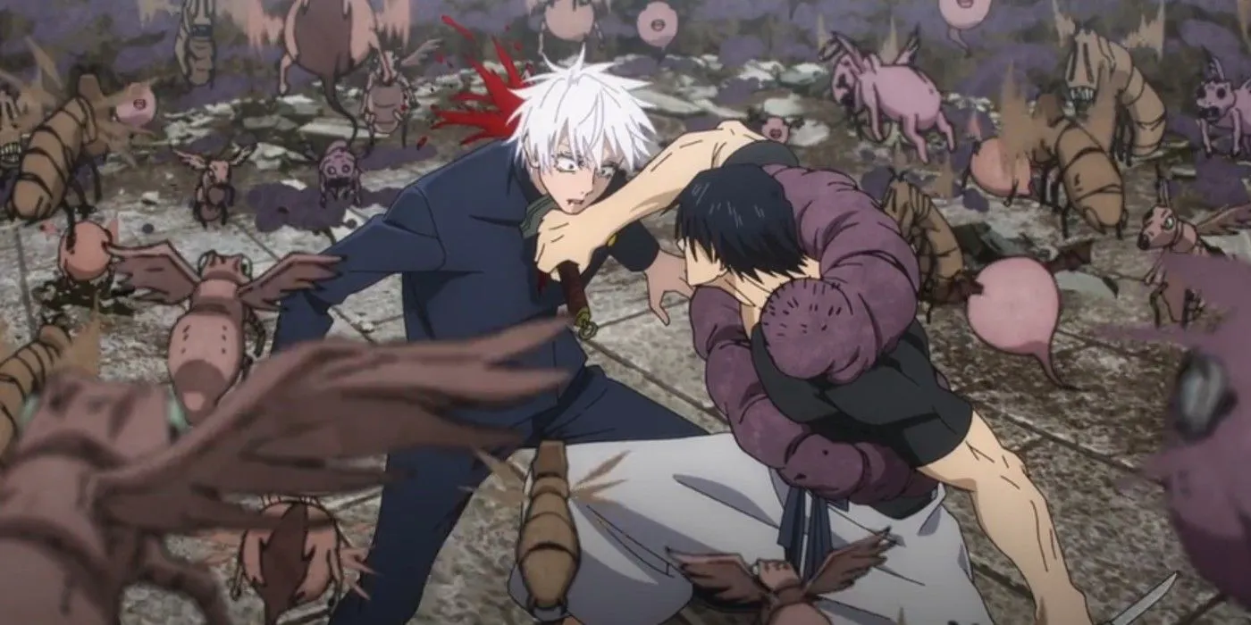 Toji vs Gojo in Jujutsu Kaisen Toji vs Gojo in Jujutsu Kaisen