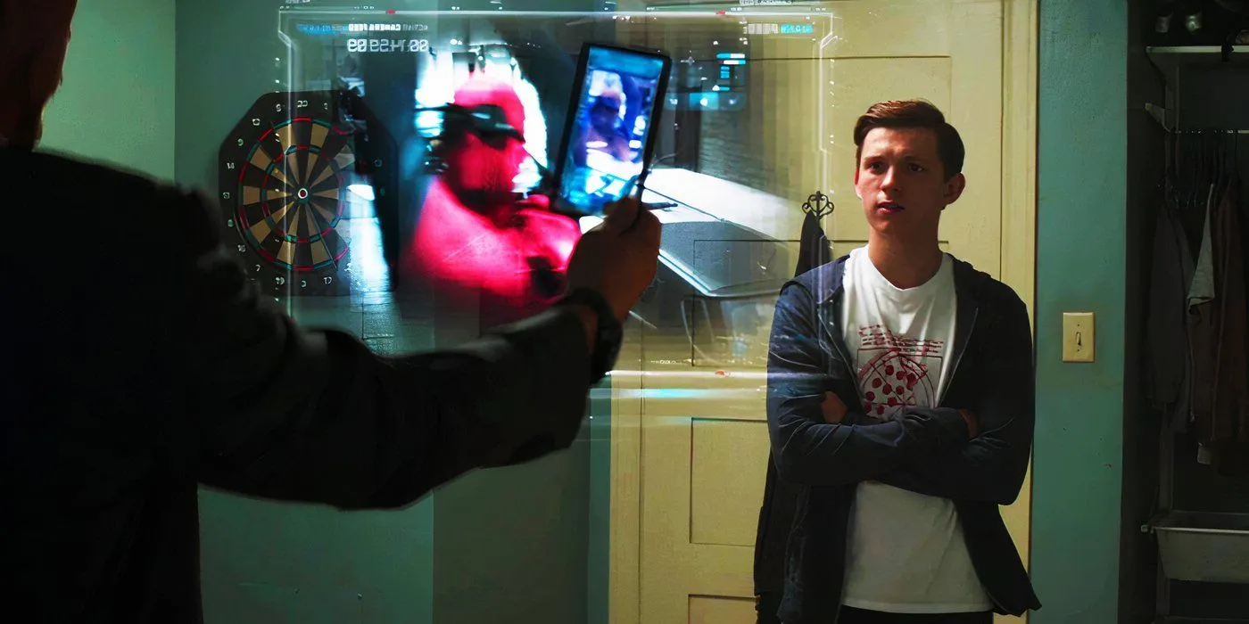 Tony Stark and Peter Parker in Civil War Tony Stark and Peter Parker in Civil War