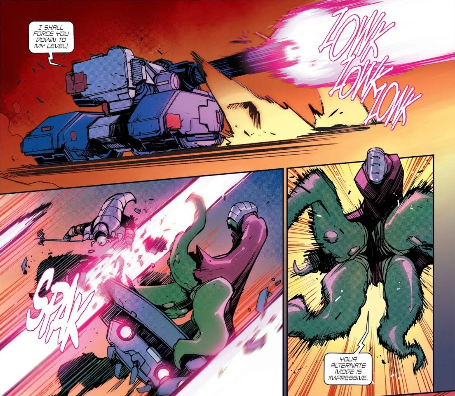 Transformers #19 Megatron transforms into tank mode Transformers #19 Megatron transforms into tank mode