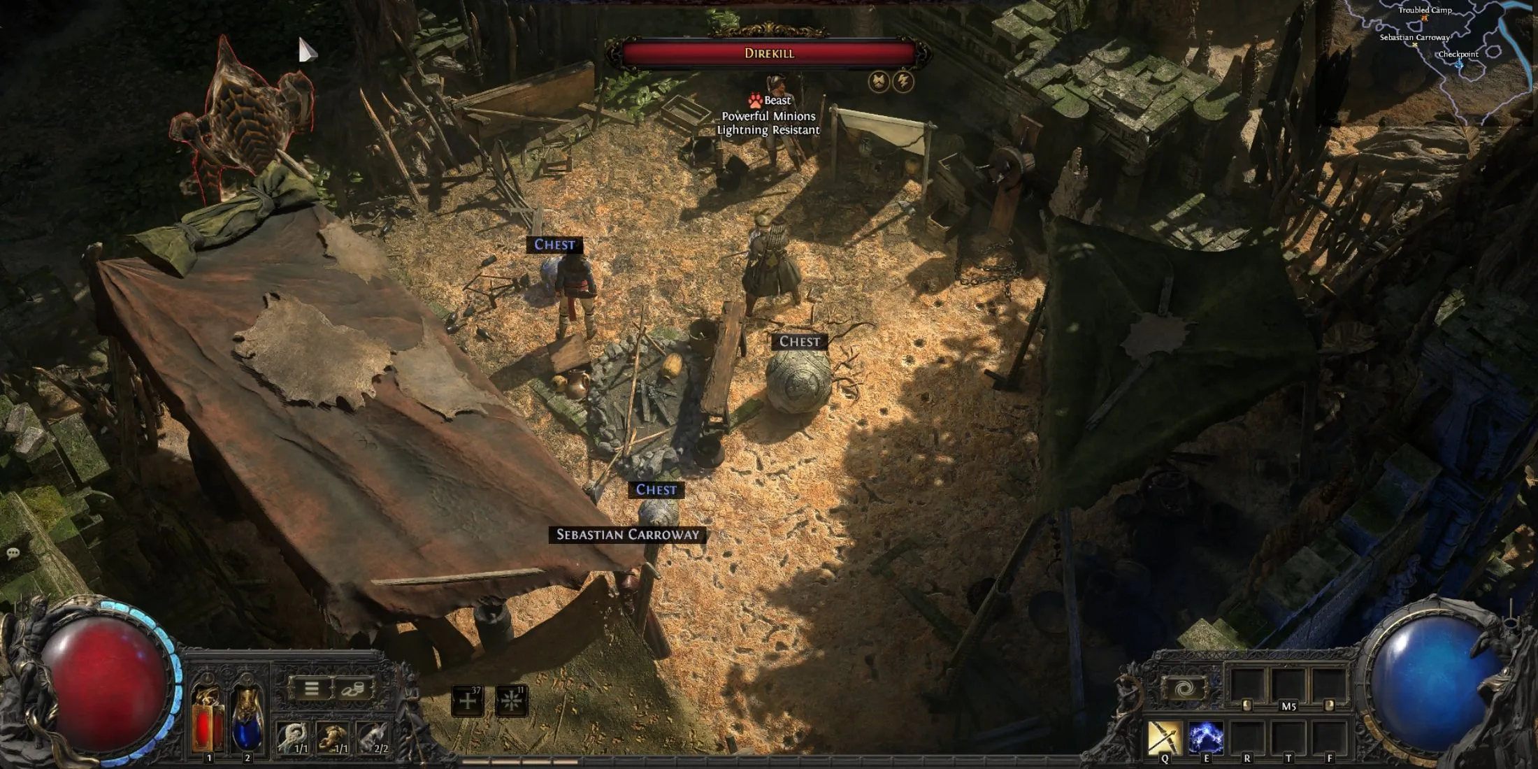 Troubled Camp in Path of Exile 2