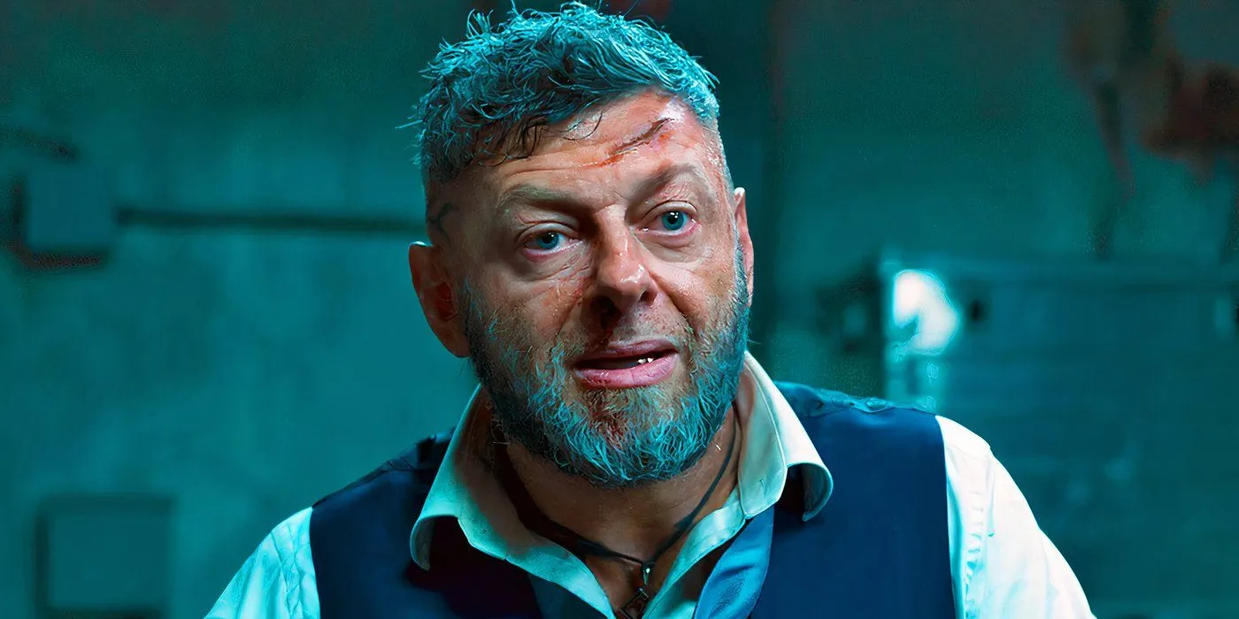Andy Serkis as Ulysses Klaue in Black Panther