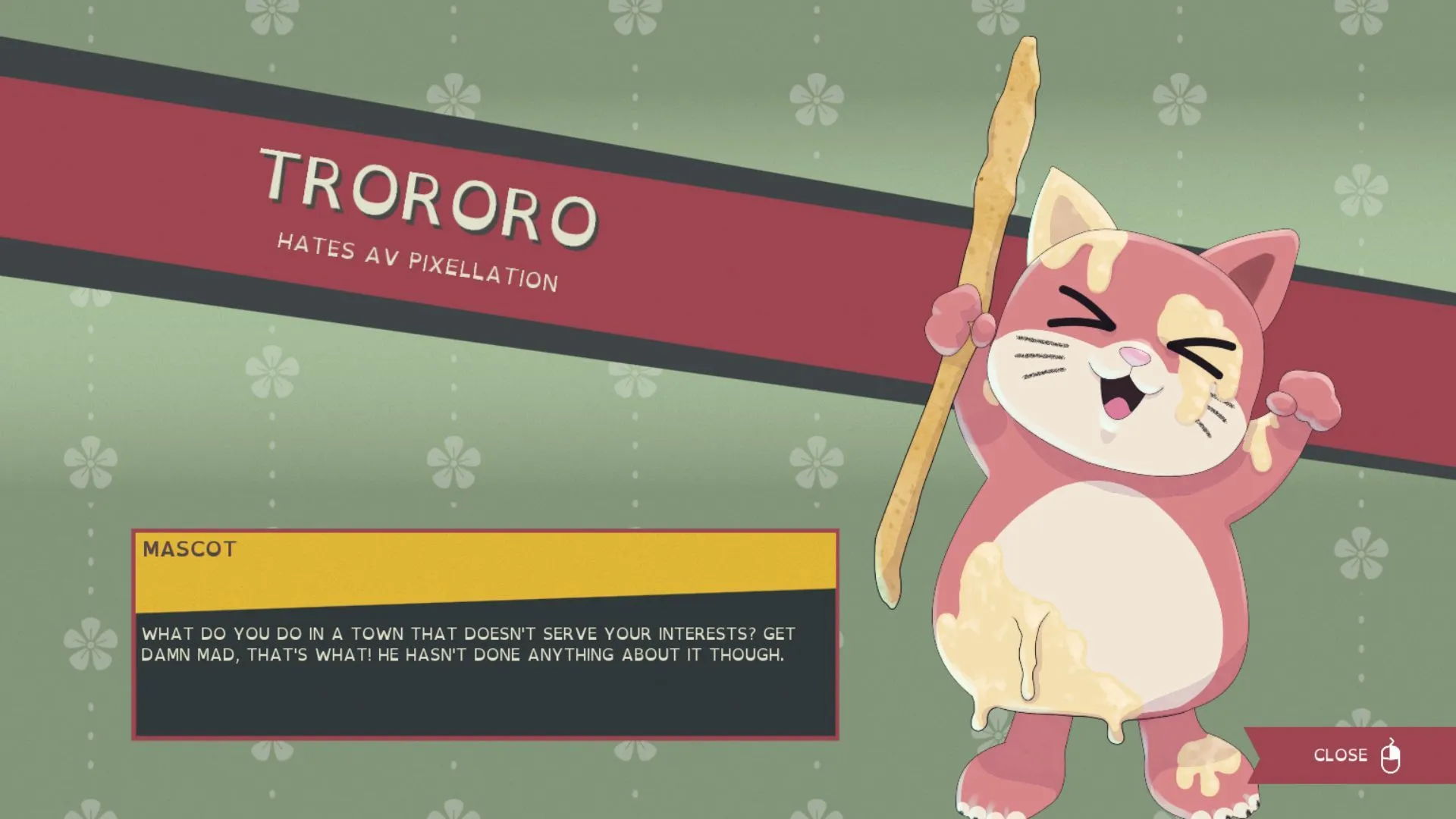 Trororo from Promise Mascot Agency Trororo from Promise Mascot Agency