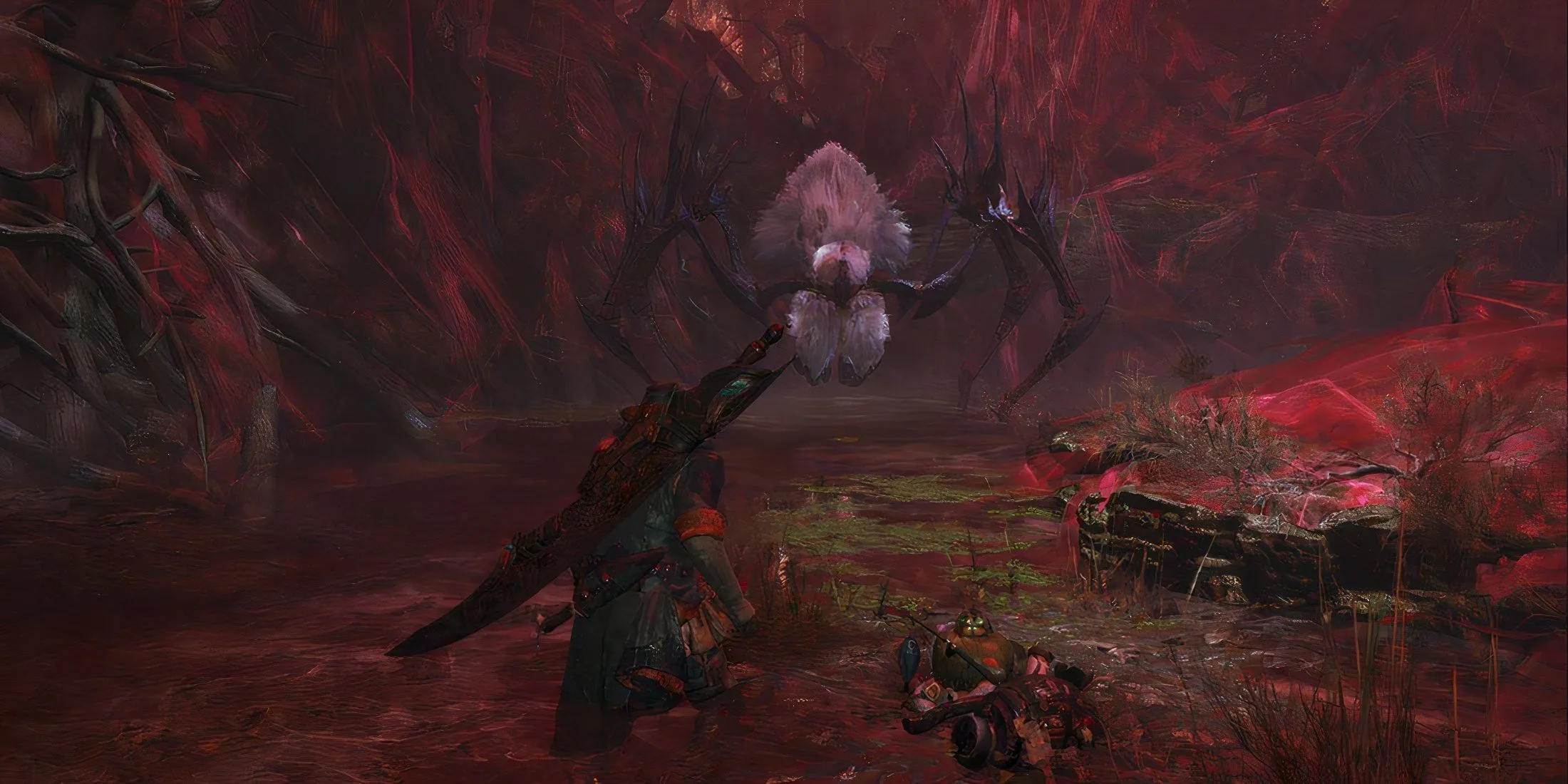 The player looking at Lala Barina in Monster Hunter Wilds The player looking at Lala Barina in Monster Hunter Wilds