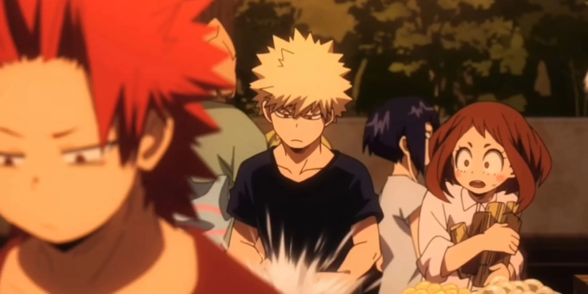 Uraraka Praising Bakugo's Skills Uraraka Praising Bakugo's Skills