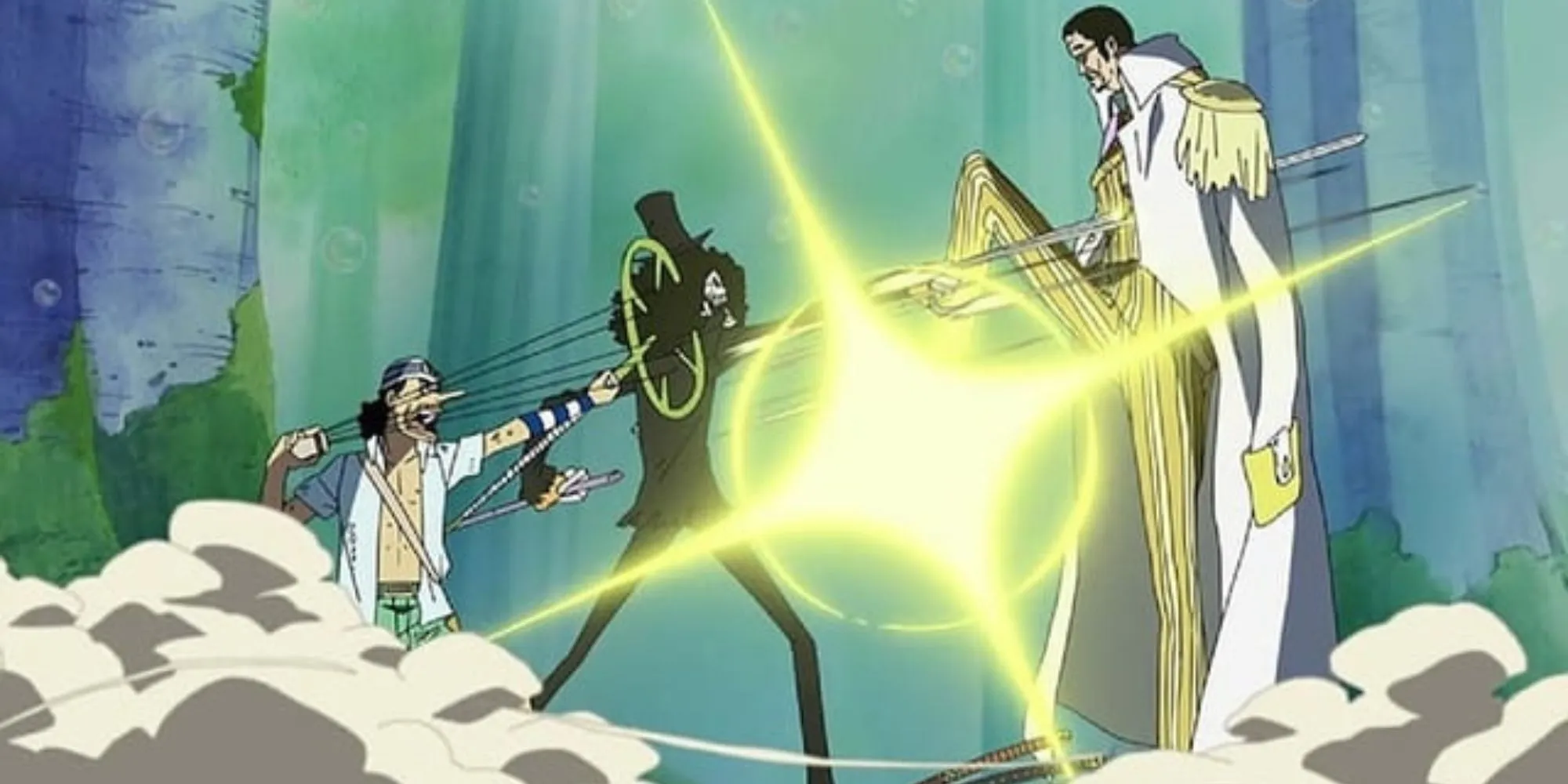 Usopp and Brook Usopp and Brook