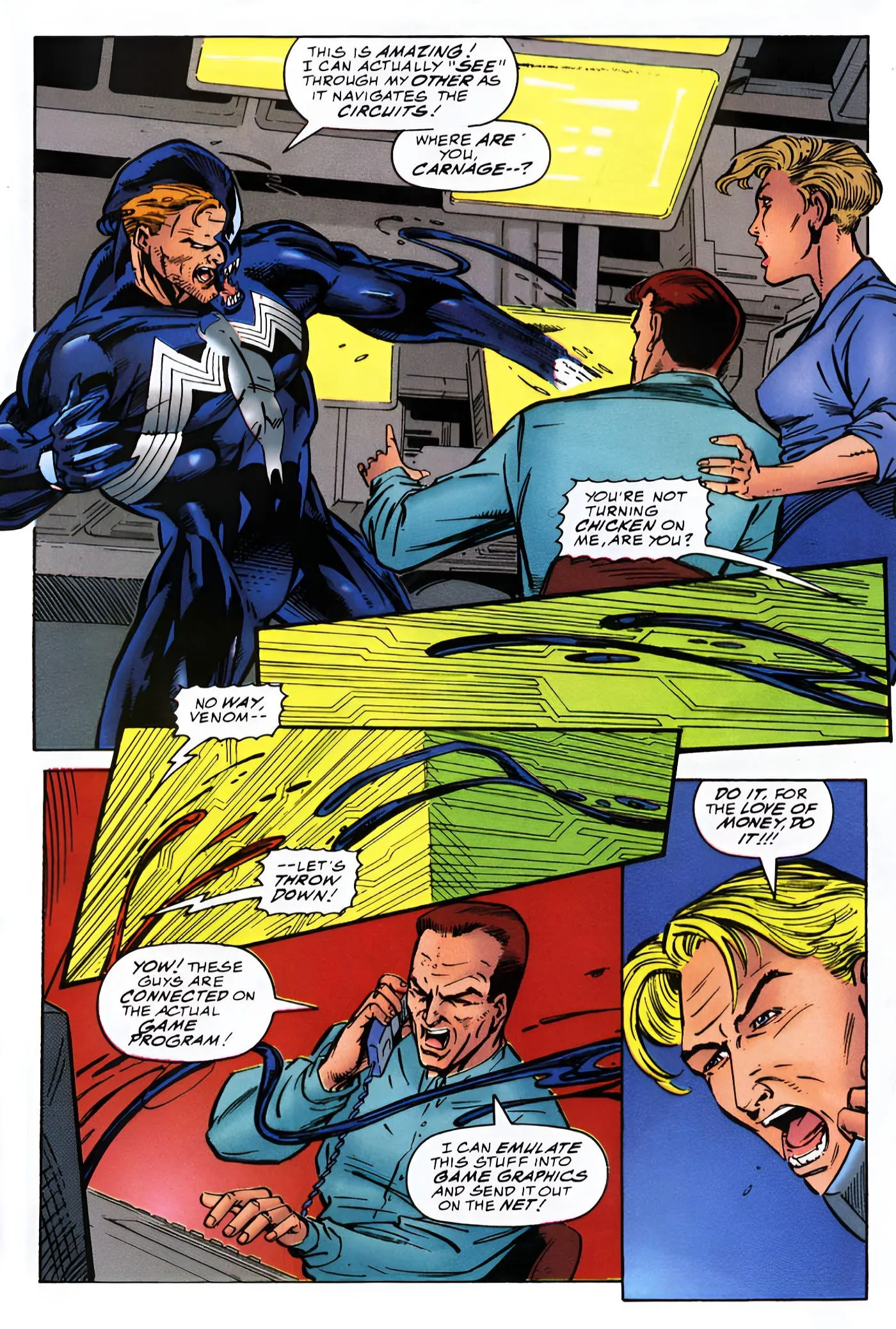 Venom Enters the Internet to Fight Carnage Venom Enters the Internet to Fight Carnage