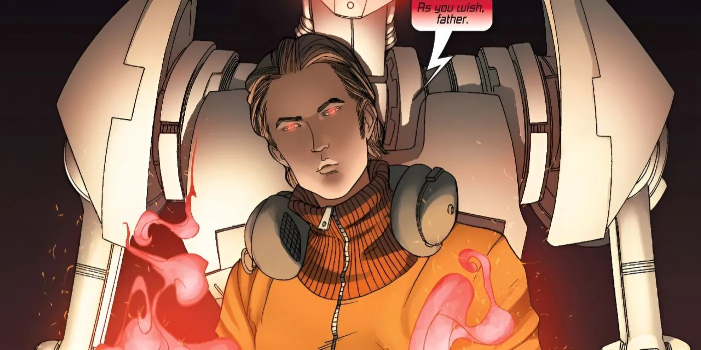Victorious stands in front of Ultron and says Victorious stands in front of Ultron and says