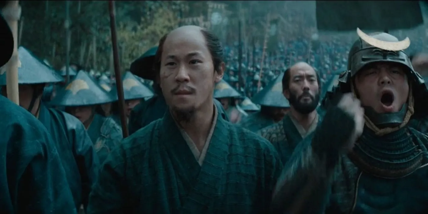The Japanese army prepared for combat in Shōgun